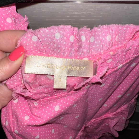 Love Shack Fancy Pink Ruffled Maxi Dress - Picture 4 of 4